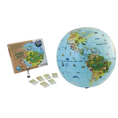 Tedco Toys Tedco Toys 77000 Animal Quest Globe & Game 77000